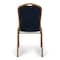 Atlas Commercial Products Crown Back Banquet Chair, Gold Frame, Navy Blue Patterned CBC9NVFGF-BD - alternate 4